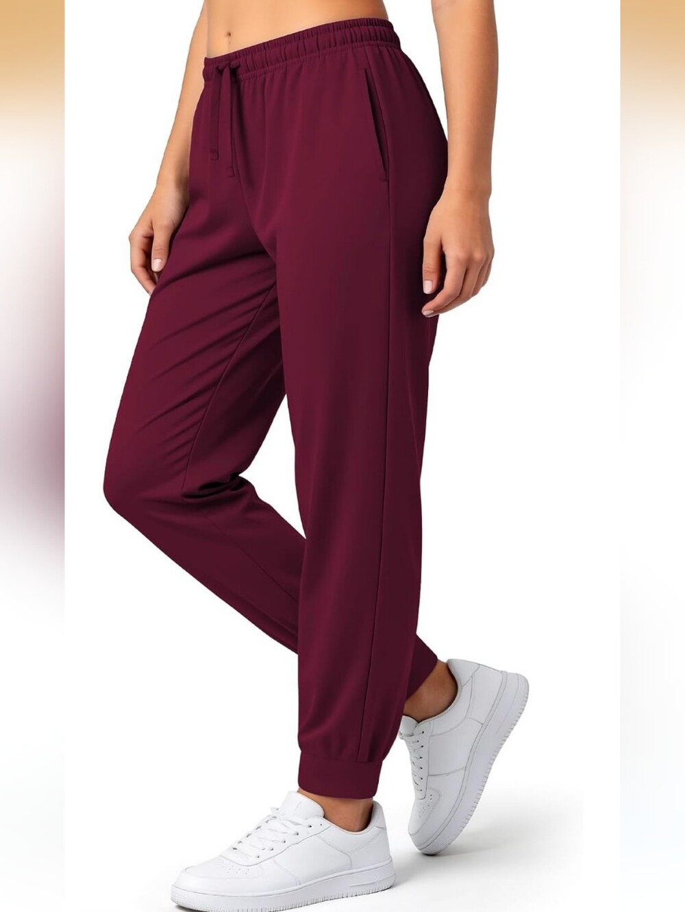 NWOT Joggers with Pockets Loose Fit Sweatpants, Lightweight Athletic Lounge Pant